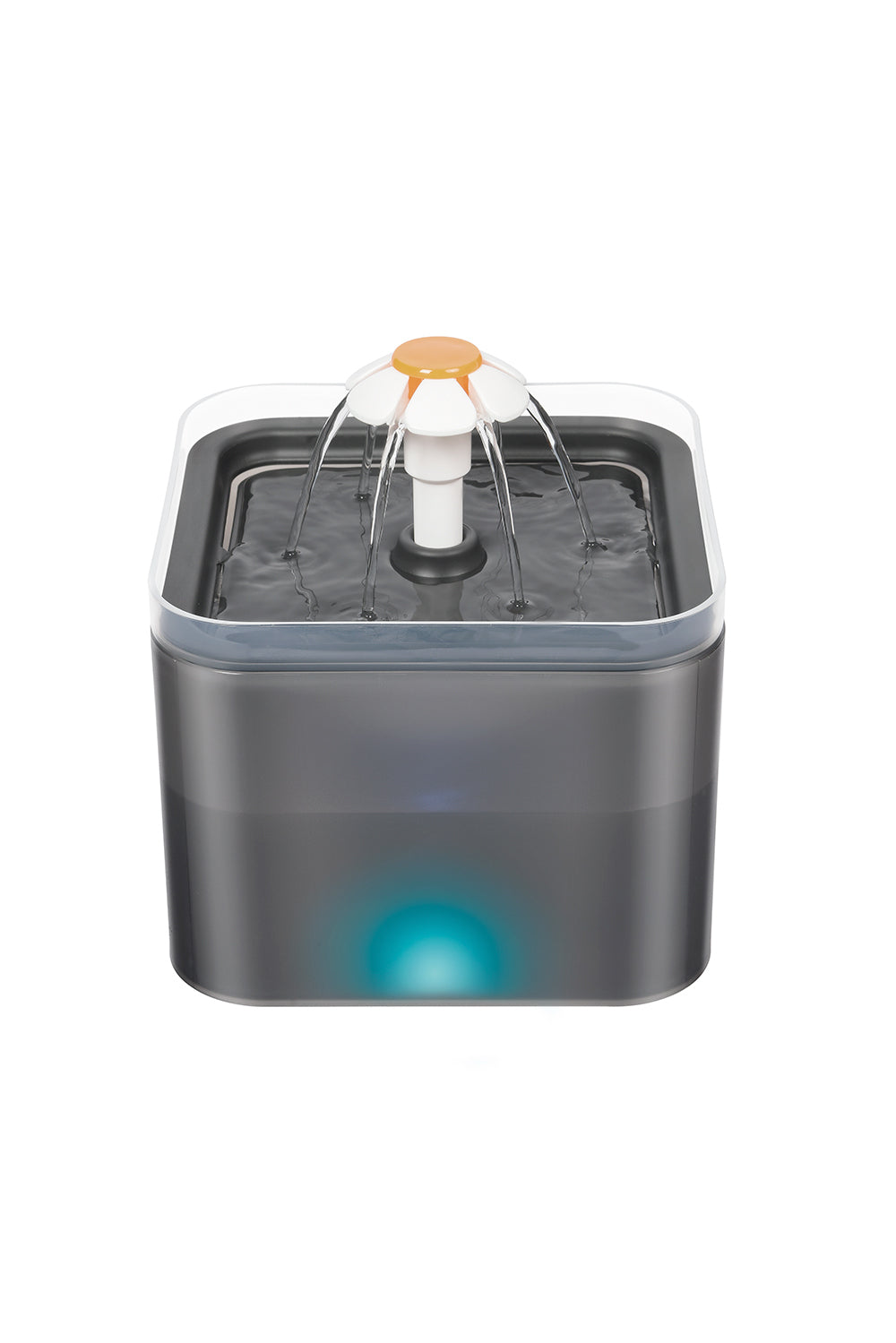 YES4PETS LED Pet Water Fountain 2L Black