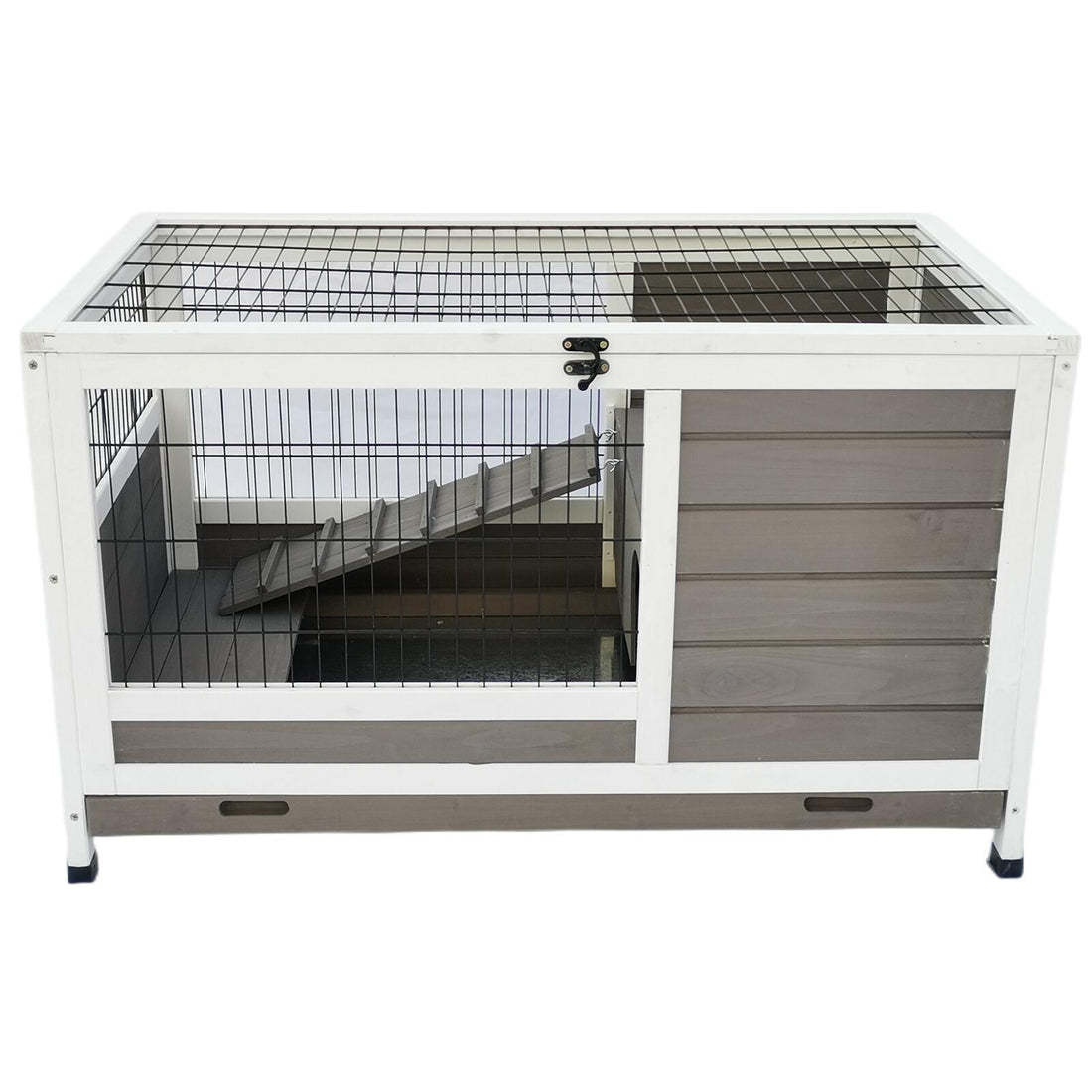 YES4PETS Rabbit Hutch Cat House 90cm Guinea Pig Ferret