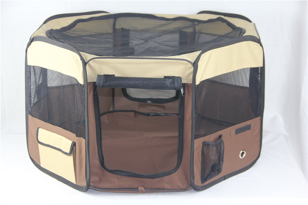 YES4PETS Soft Playpen for Small Pets Portable Foldable PVC Coated Polyester