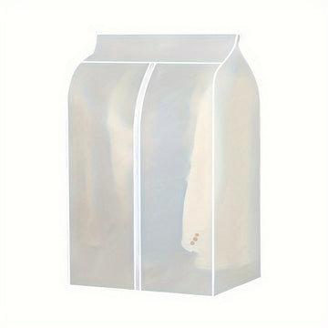 Vortaz Clear PEVA Garment Cover Bag for Wardrobe 90cm
