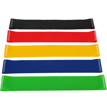 Vortaz 5-Piece Resistance Band Set Natural Rubber Latex-Free