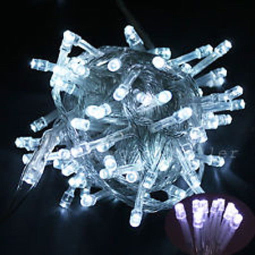 Vortaz LED String Lights Pure White 20 Bulbs Battery Powered 3m Wire