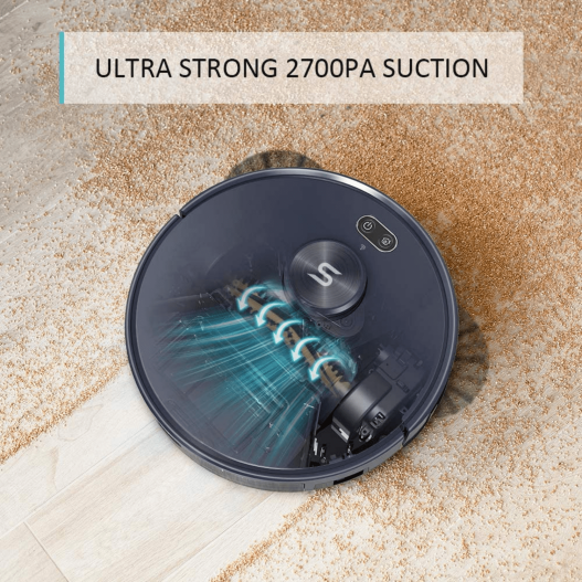 Tesvor S6+ Robot Vacuum Cleaner Mop 2700Pa Laser Navigation