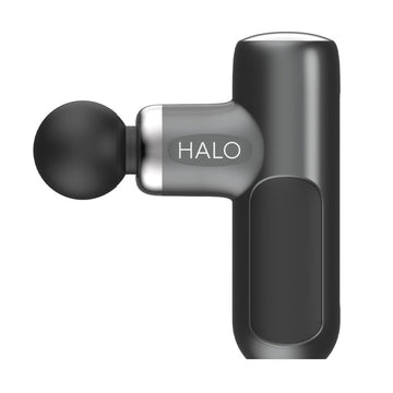HALO Compact Percussion Massager 5 Speeds 4 Heads Deep Tissue