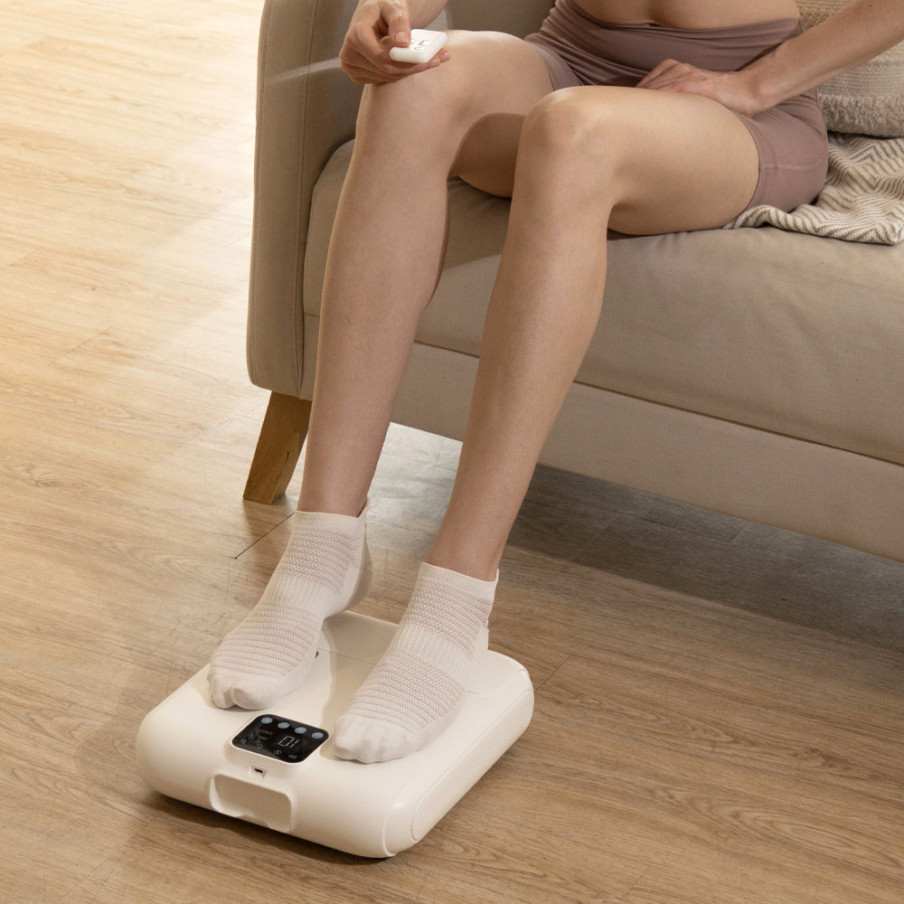 HALO Percussion Foot Massager with Heat 10 Intensity Levels Cordless 100min