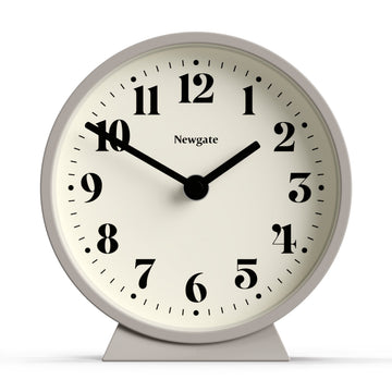 Newgate Silent Sweep Mantel Clock Stone 17cm