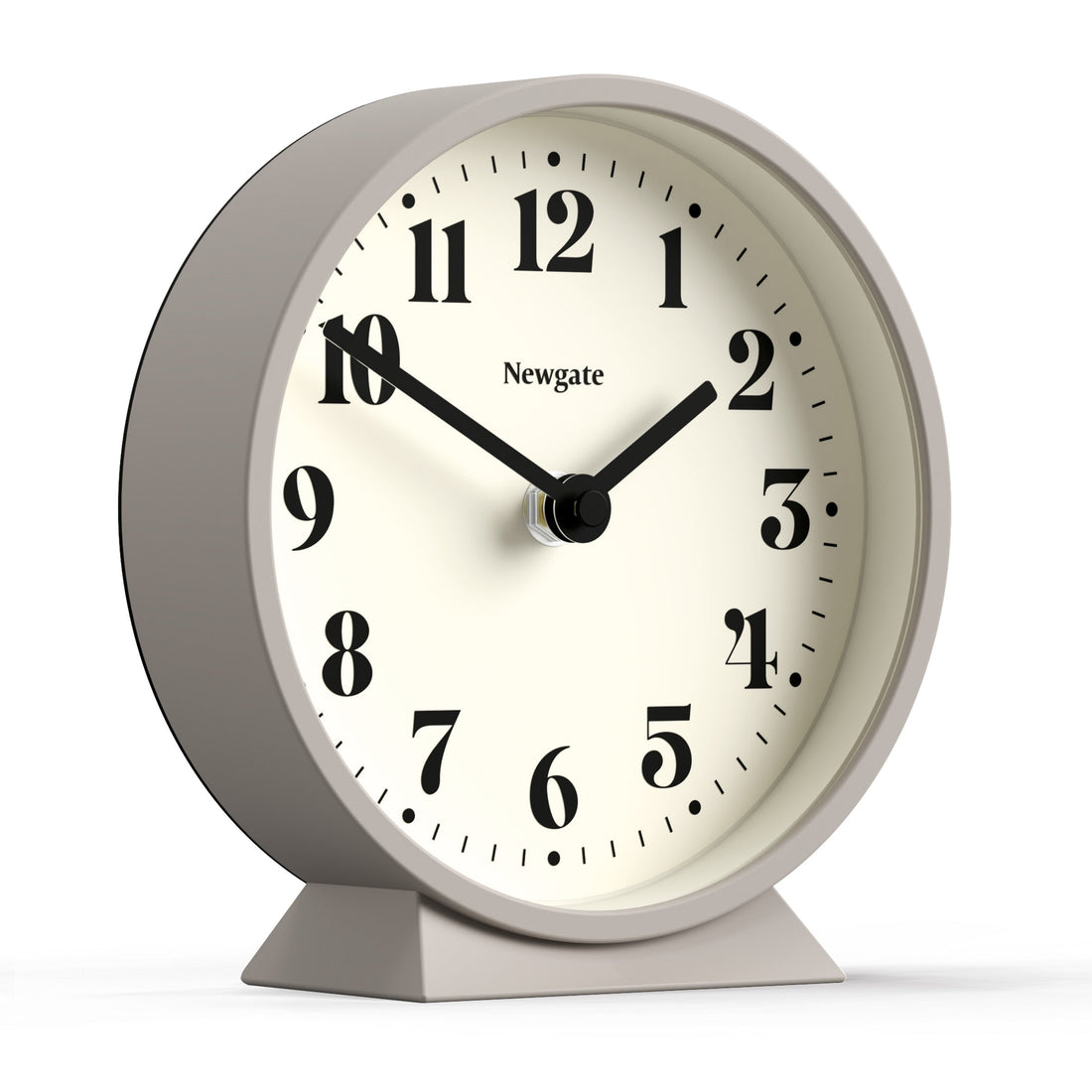 Newgate Silent Sweep Mantel Clock Stone 17cm
