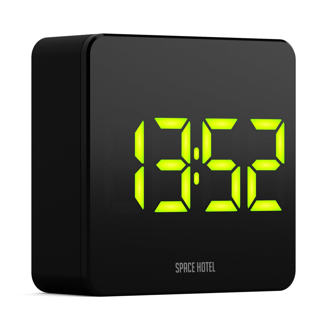Newgate Orbatron LED Alarm Clock Black Green LED