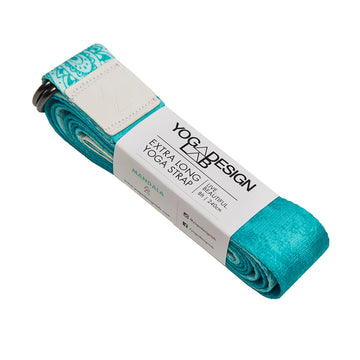 Yoga Design Lab Mandala Yoga Strap 240cm Turquoise