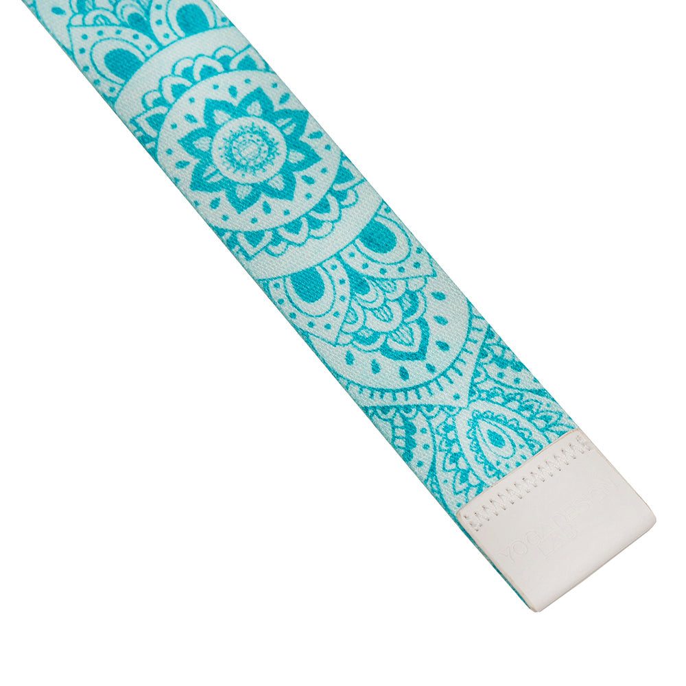 Yoga Design Lab Mandala Yoga Strap 240cm Turquoise