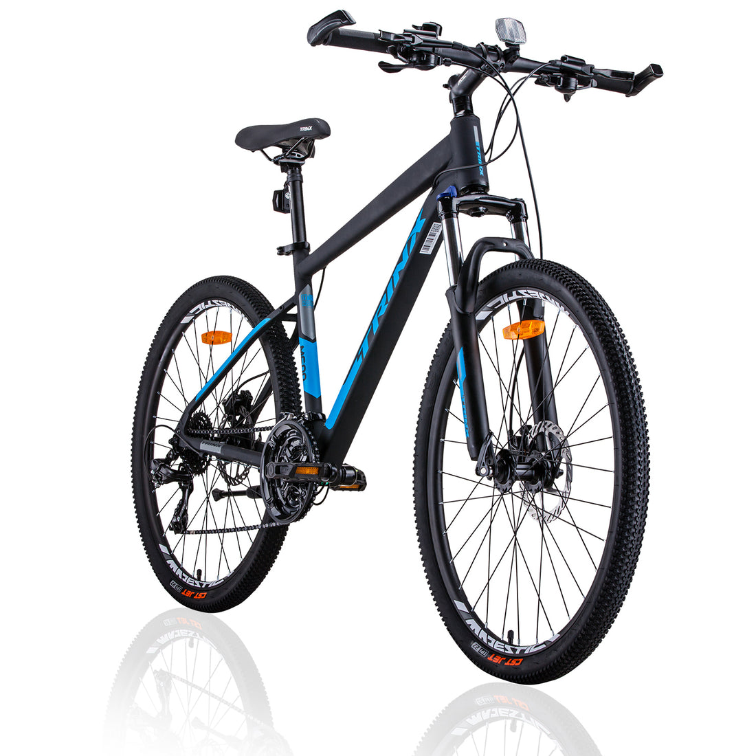 Trinx M600 26 Inch Mountain Bike 24 Speed Matt Black/Blue