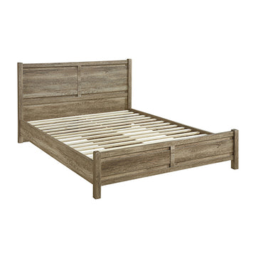 Cielo Wooden Bed Frame Queen MDF Oak