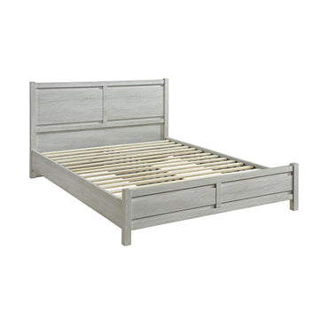Cielo Wooden Bed Frame Queen MDF Grey