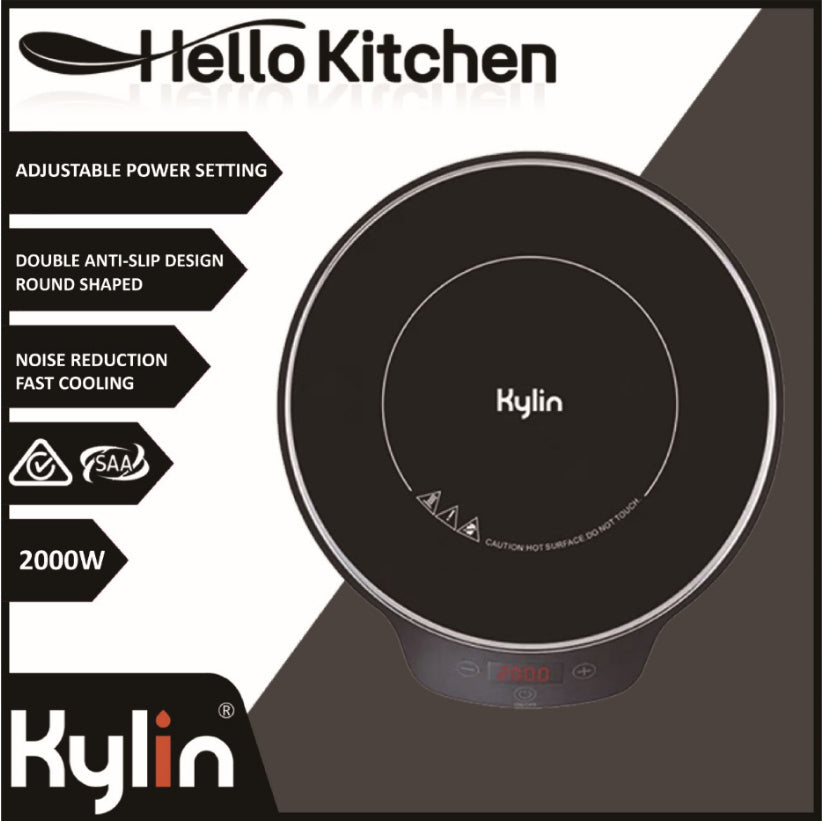 Kylin Portable Induction Cooktop 8-Level Soft Touch