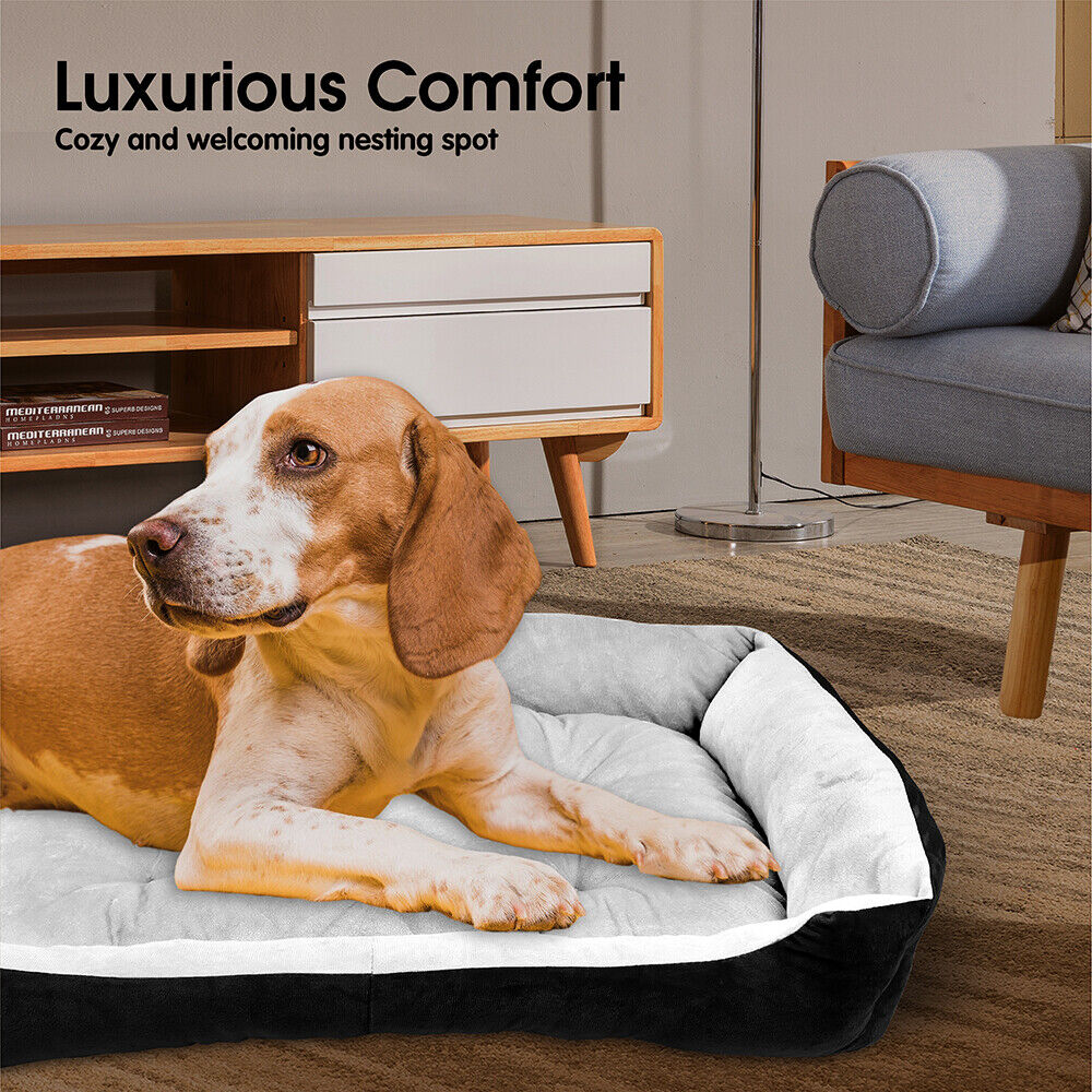 Vaka Calming Pet Bed Mat with Blanket and Toy L 80x60cm Grey Black