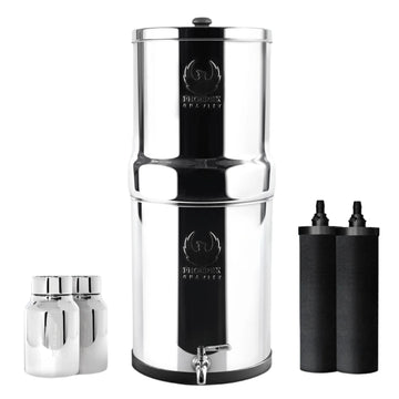 Phoenix Gravity Water Filter 6L Fluoride Smart Carbon with Stand
