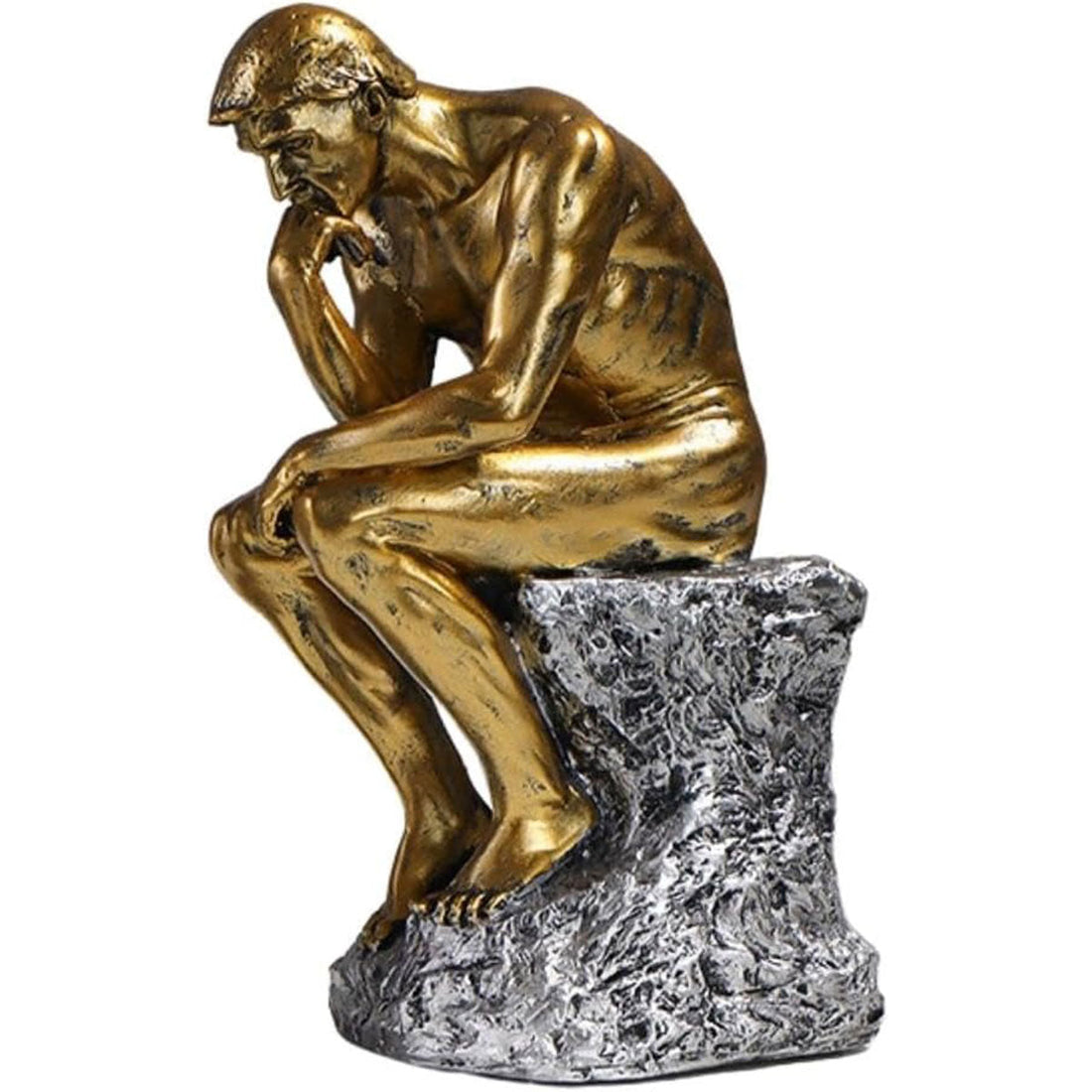 Vortaz Resin Sculpture Gold Finish Statuette