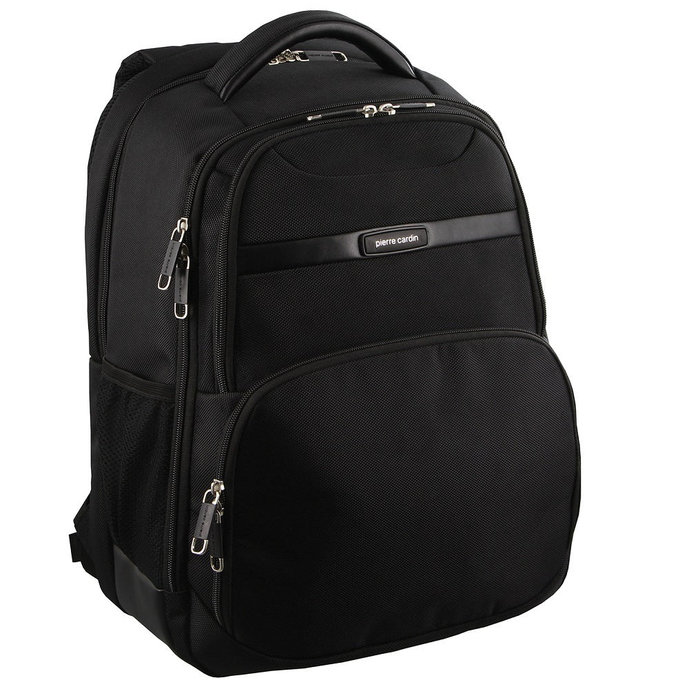 Pierre Cardin Laptop Backpack with RFID Protection 30L Black