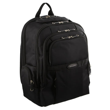 Pierre Cardin Laptop Backpack with RFID and Sunglasses Pocket 30L Black