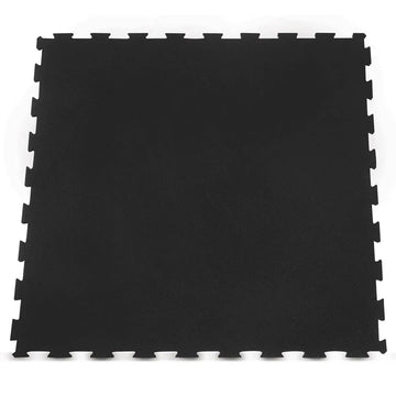 Cortex Interlocking Rubber Gym Mat Set 9 Tiles 98x98cm Black