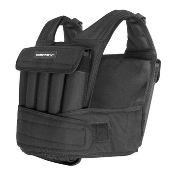CORTEX Adjustable Weight Vest Black 20kg Dupont Foam
