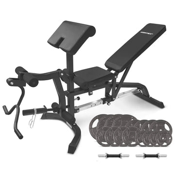 CORTEX BN-11 FID Exercise Bench with Preacher Pad and Leg Extension