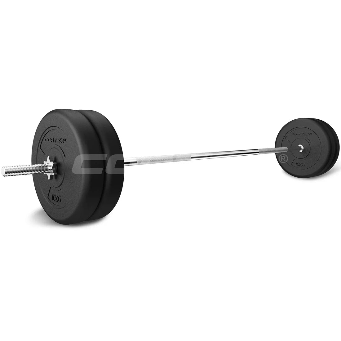 CORTEX 90kg Home Gym Weight Set with Weight Tree Stand
