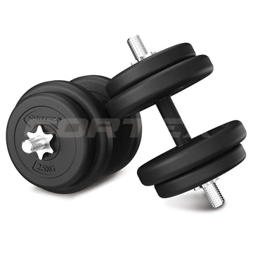 CORTEX 40kg Adjustable Dumbbell Set with Rubber Grip Handles