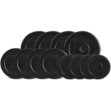 CORTEX 35kg PVC Coated Weight Plate Set for Home Gym Starter