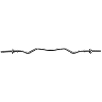 CORTEX Chrome EZ Curl Bar 120cm 5kg Spiral Lock