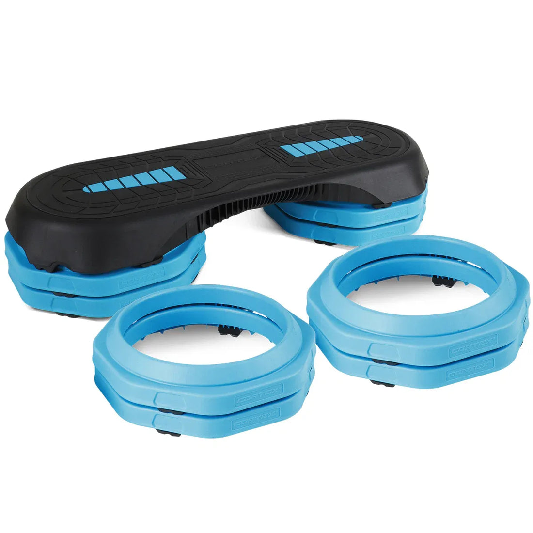 CORTEX 5-Level Aerobic Step Platform 109cm 8 Risers