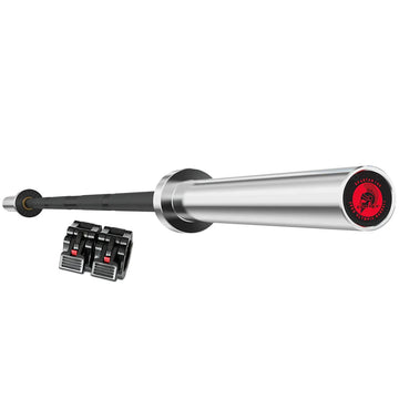 Cortex SPARTAN100 Olympic Barbell 20kg 7ft with Lockjaw Collars