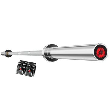 Cortex SPARTAN205 Olympic Barbell 20kg 7ft Hard Chrome with Lockjaw Collars