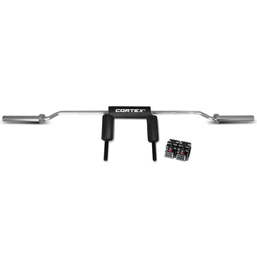 Cortex Safety Squat Barbell 21kg 220cm with Lockjaw Collars
