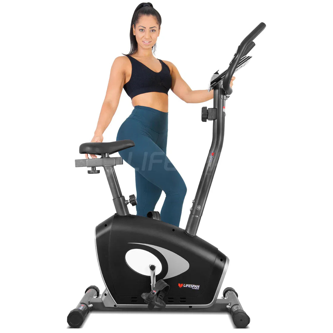 Lifespan Fitness Exercise Bike Magnetic Flywheel Belt Drive LCD Display