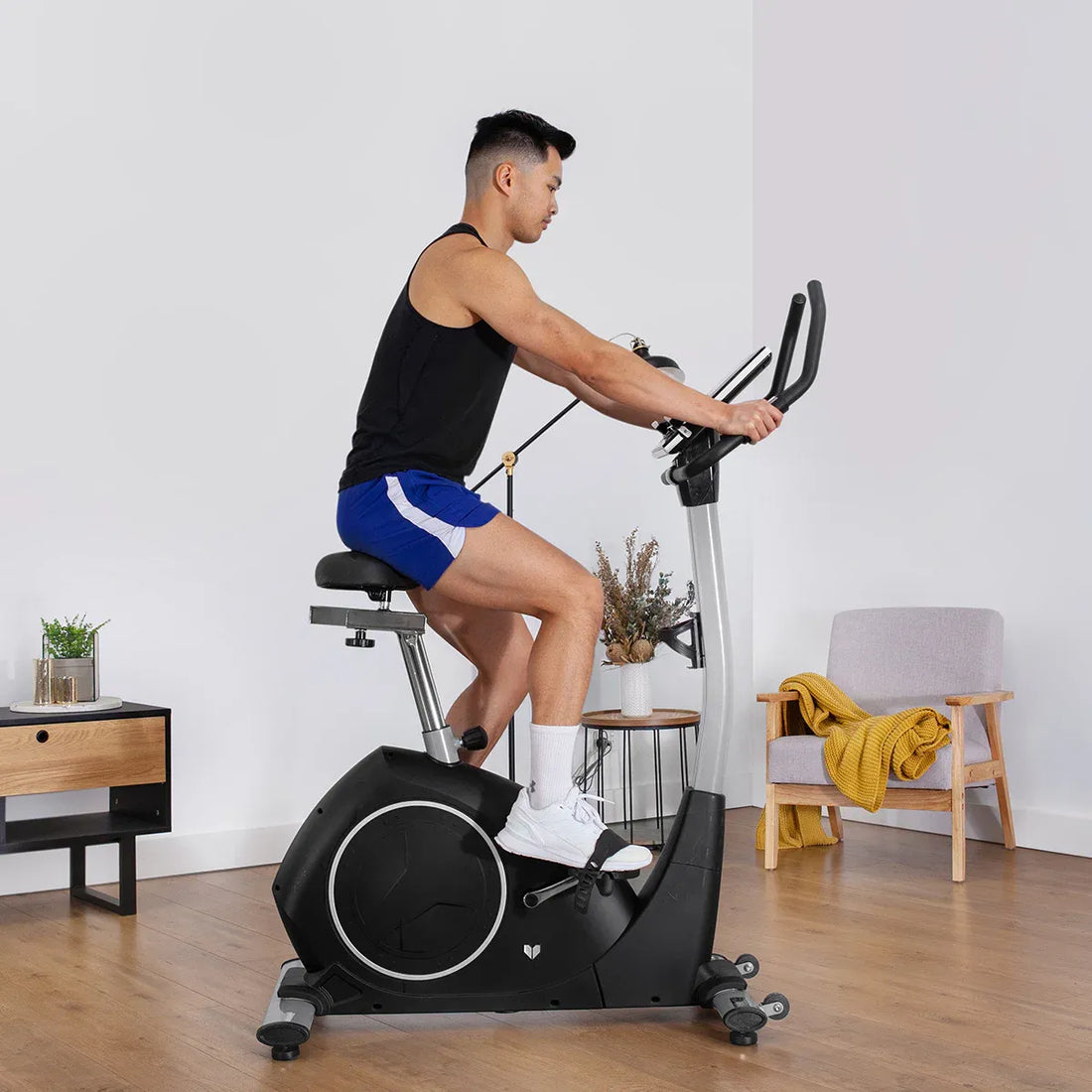 Lifespan Fitness Exercise Bike 16-Level Resistance Auto Programs LCD 6kg Flywheel