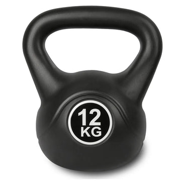 Cortex 12kg Cement Encased Kettlebell Black
