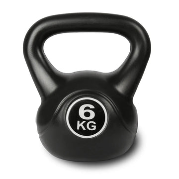 Cortex 6kg Cement Encased Kettlebell Black
