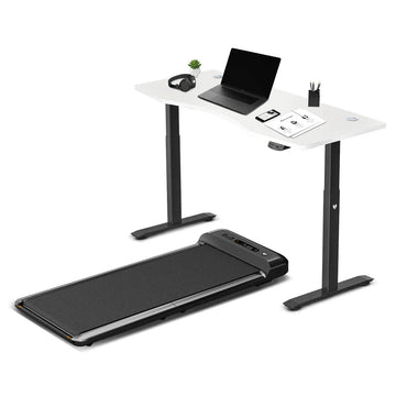 Lifespan Fitness WalkingPad M2 Treadmill with Standing Desk 150cm White/Black