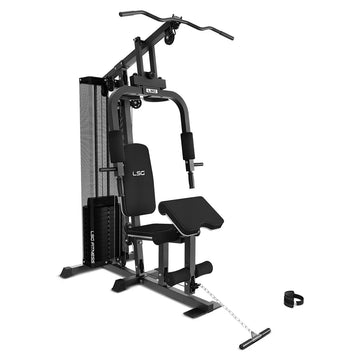 LSG Single Station Home Gym Machine with 74kg Weight Stack 31+ Exercises