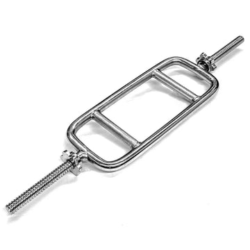 CORTEX Chrome Tricep Bar with Screw Locking Collars 86cm