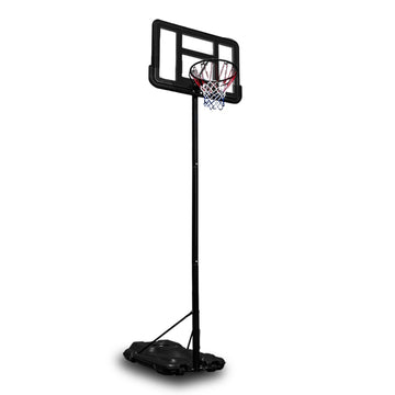 Portable Basketball Hoop System Full Regulation Height 3.05m Spring Loaded Ring