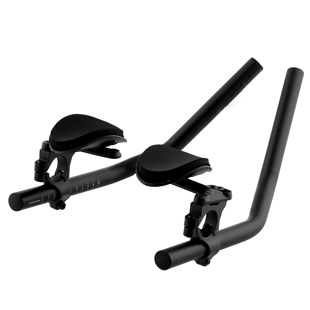 Triathlon Aero Bike Handlebar Lightweight Alloy 31.8mm Clamp Black