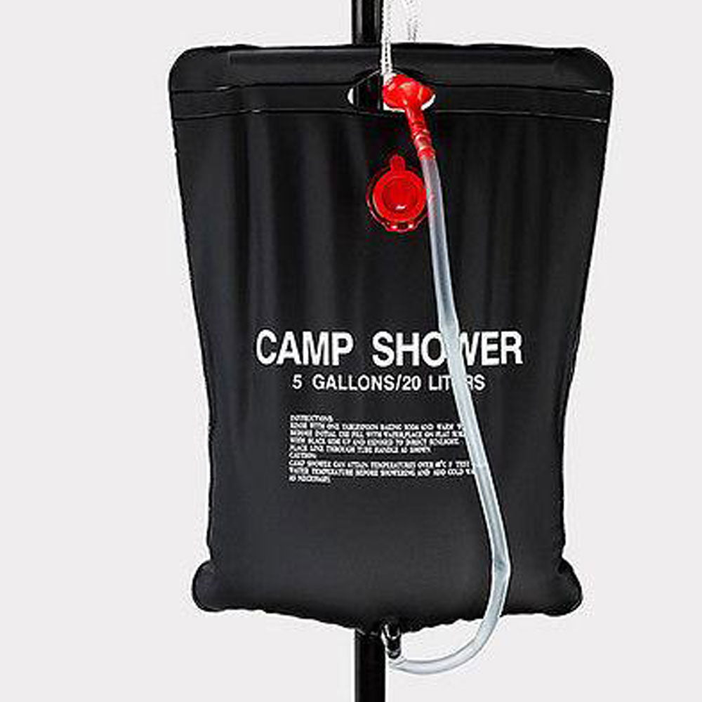 Pop Up Privacy Shower Tent 20L Water Bag Camping Beach Portable Green