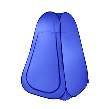Portable Pop Up Privacy Shower Toilet Tent Camping Beach Blue