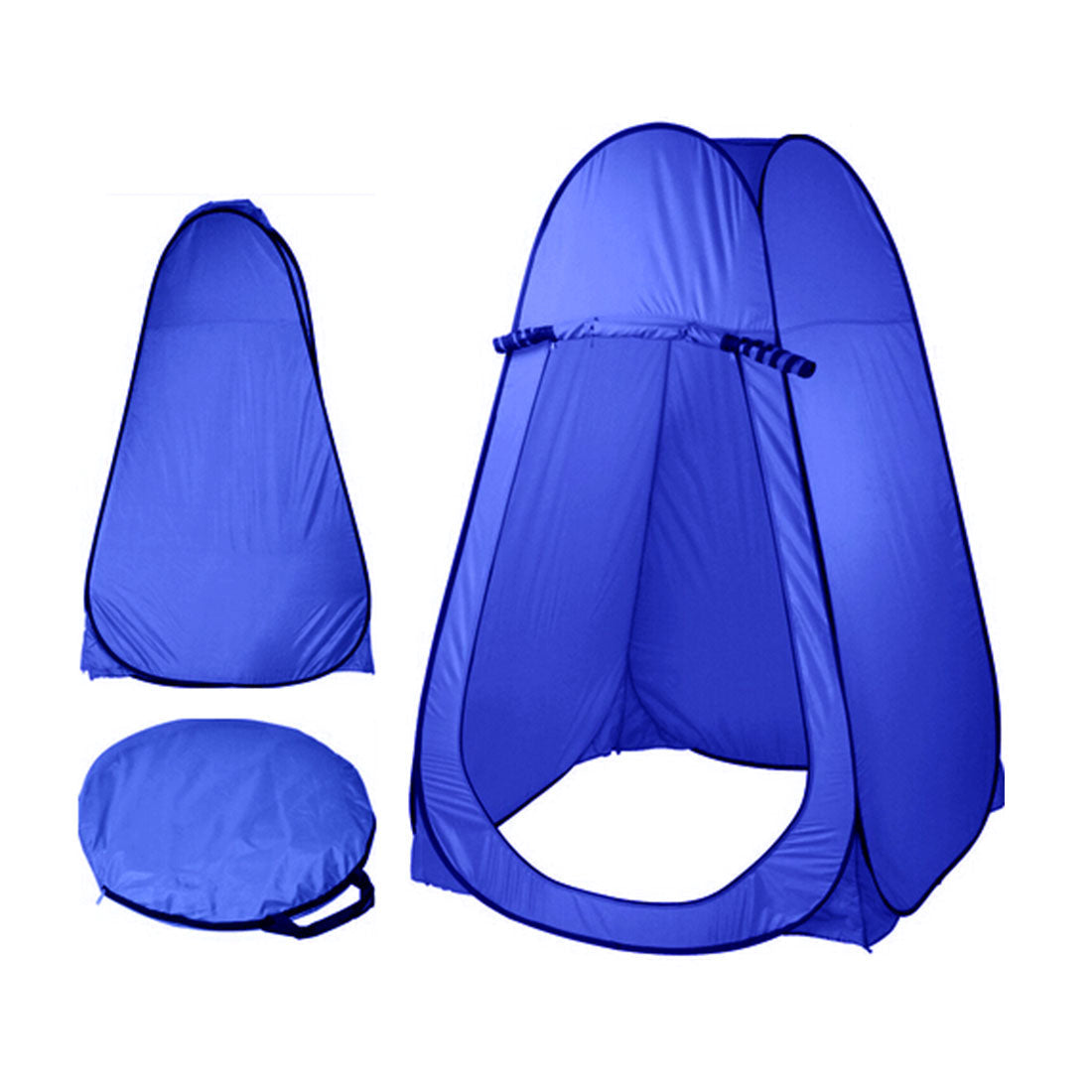 Portable Pop Up Privacy Shower Toilet Tent Camping Beach Blue