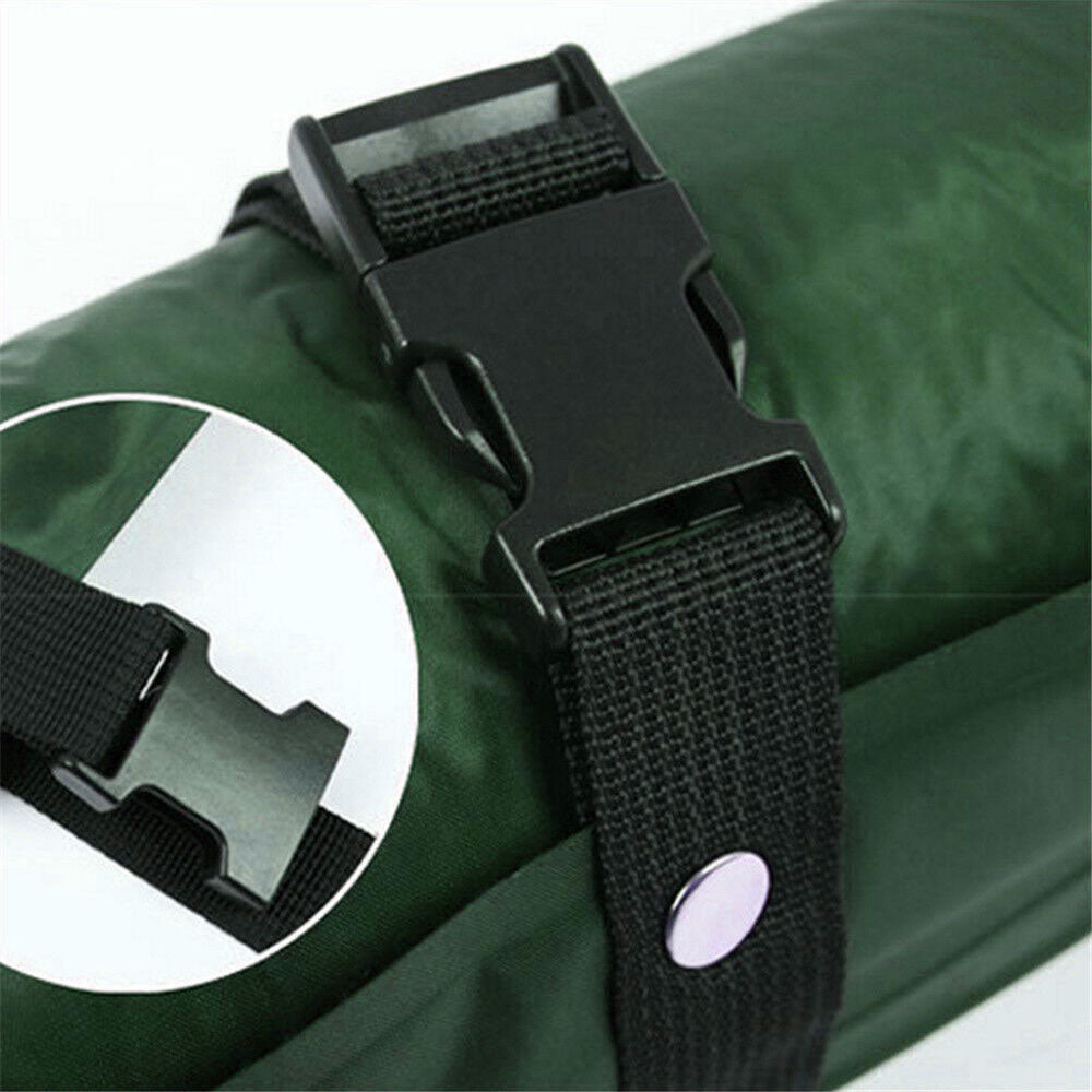 Self Inflating Mattress Double Camping 185cm with Pillow Green