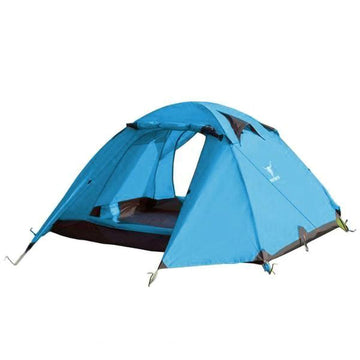 Pekynew 2 Person Camping Tent Lightweight Waterproof Hiking Blue