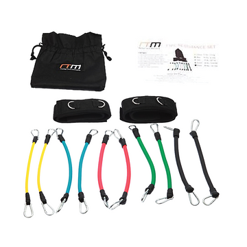 Resistance Bands Set for Full Leg Workout 13-Piece with Handles and Leg Straps