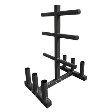 Weight Tree Rack for Olympic Bars and Plates Heavy-Duty Steel